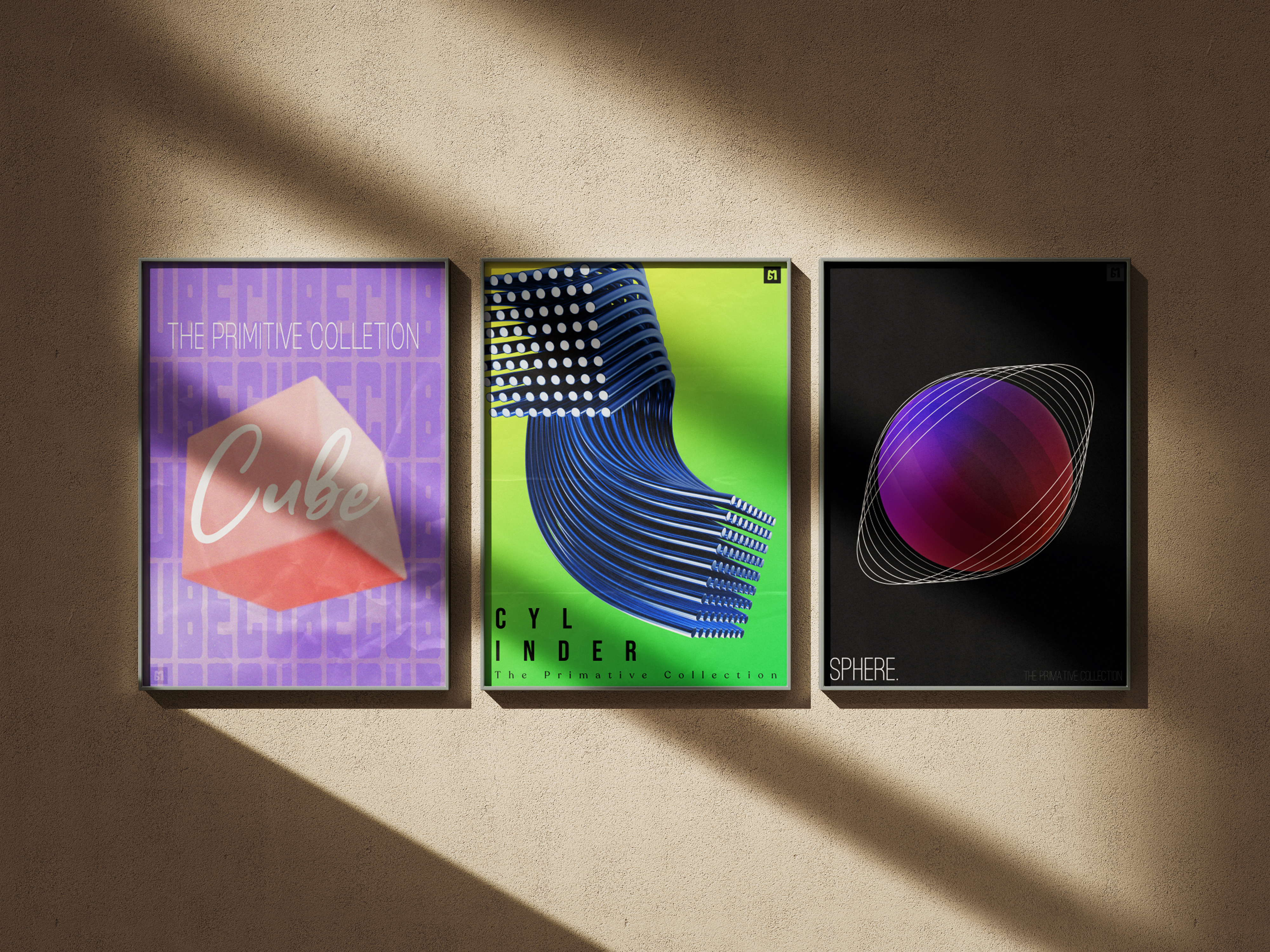 Primitive Collection sphere poster